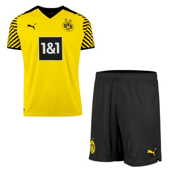 Camiseta Borussia Dortmund Primera equipo Niño 2021-22 Amarillo